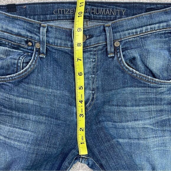 Citizens of Humanity Dylan Jeans Women's 25 Blue Skinny Dropped Rise Dark Denim - Picture 10 of 13